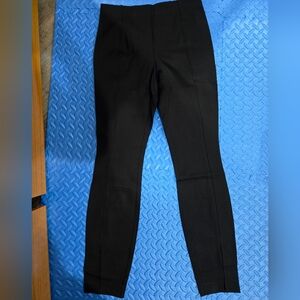 Black Stretch Knit Pull-On Pants
